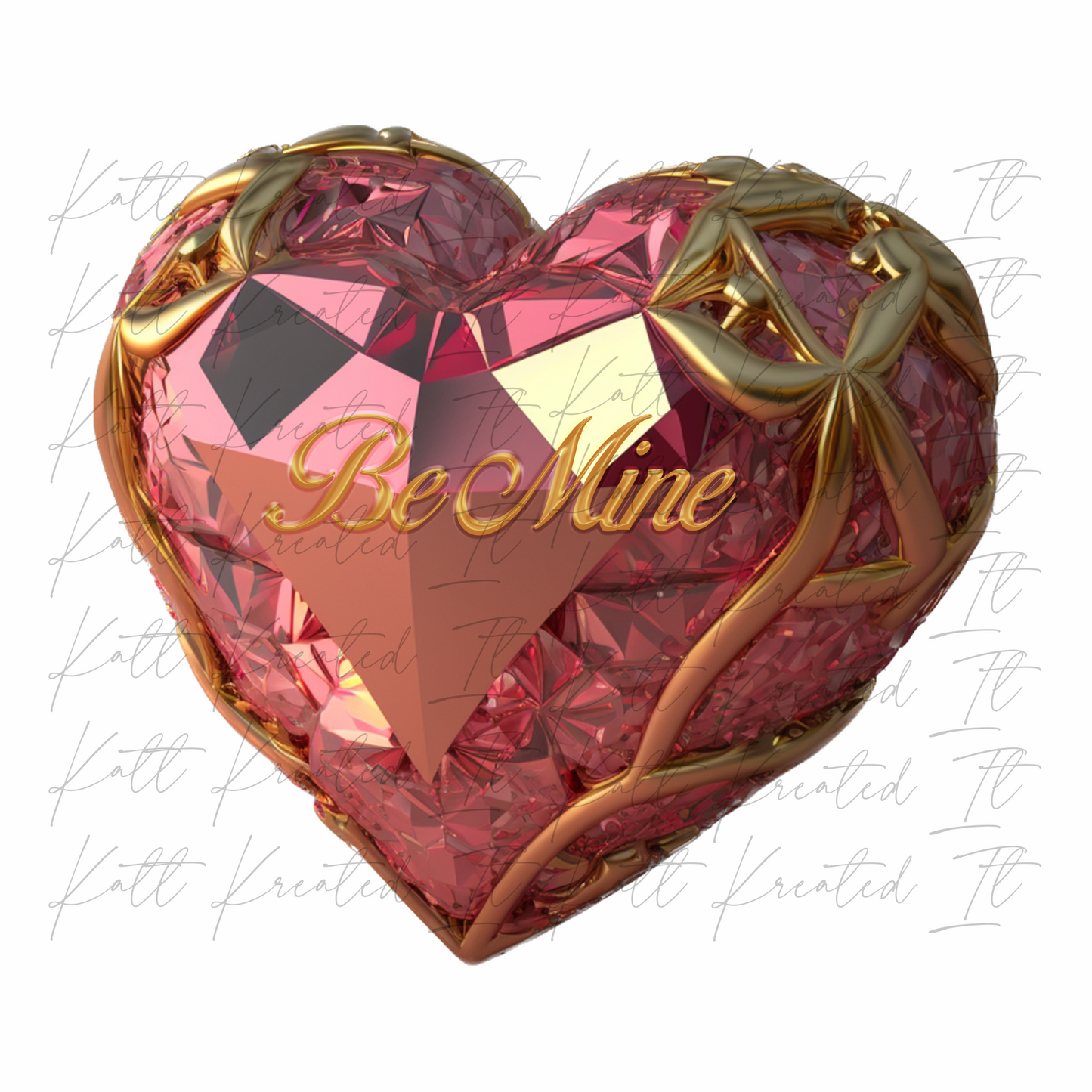 Be Mine + Love Heart PNG (2 Designs) *DIGITAL DOWNLOAD ONLY*
