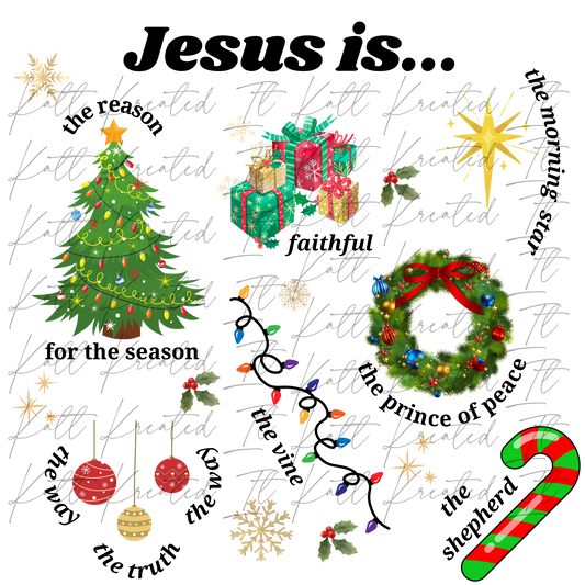 JESUS IS PNG *DIGITAL DOWNLOAD ONLY*