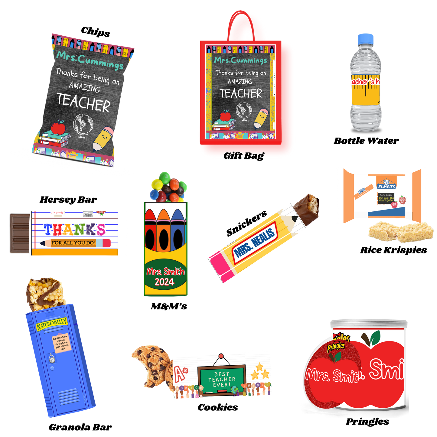 Teachers Appreciate Day Treat Bag