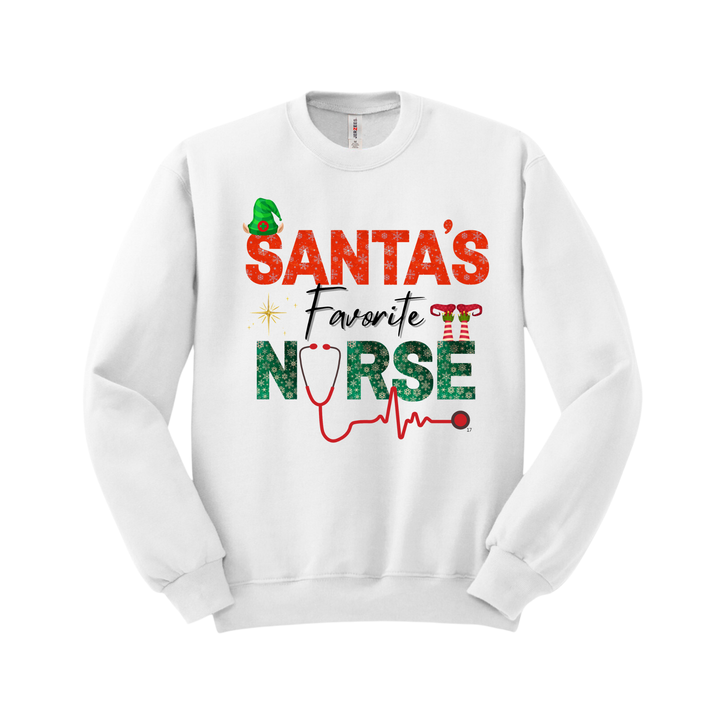 Santa's Favorite Nurse PNG *DIGITAL DOWNLOAD ONLY*
