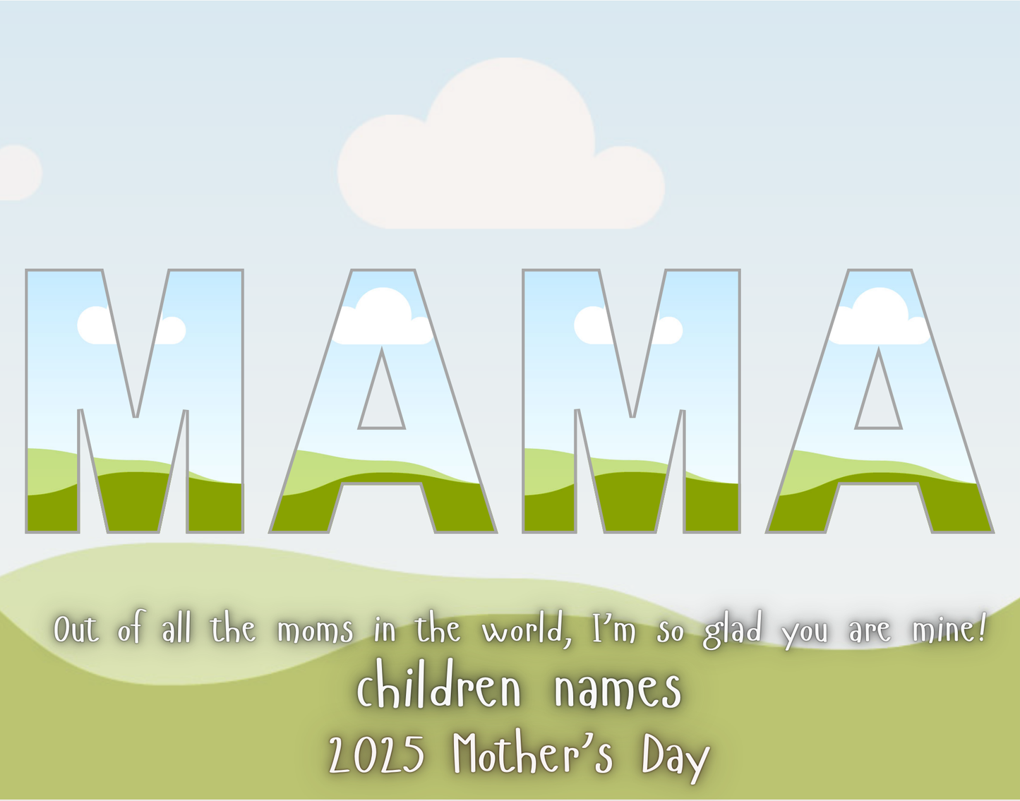 Mother's Day Photo Collage