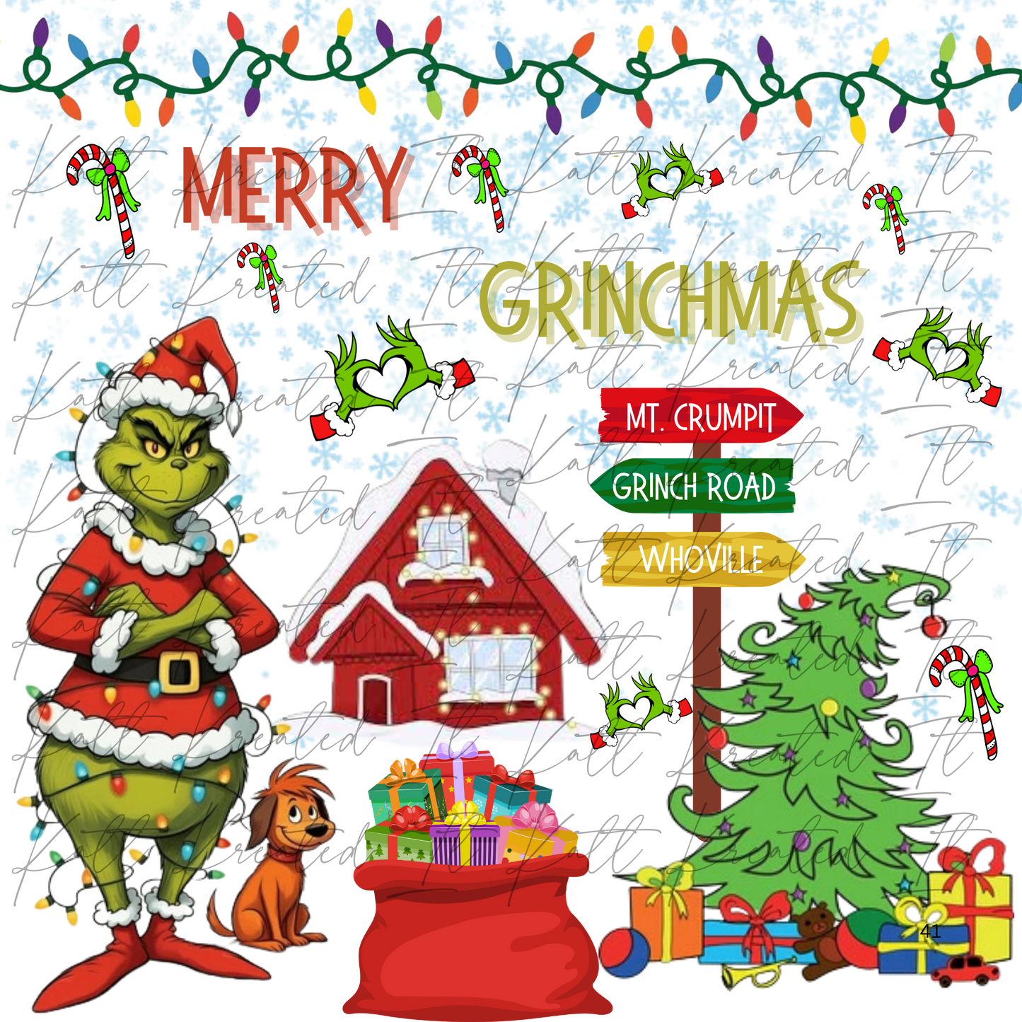 Merry Grinchmas PNG *DIGITAL DOWNLOAD ONLY*