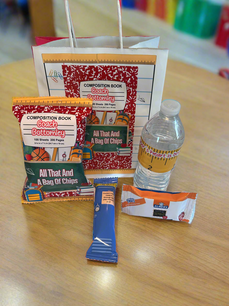Teachers Appreciate Day Treat Bag