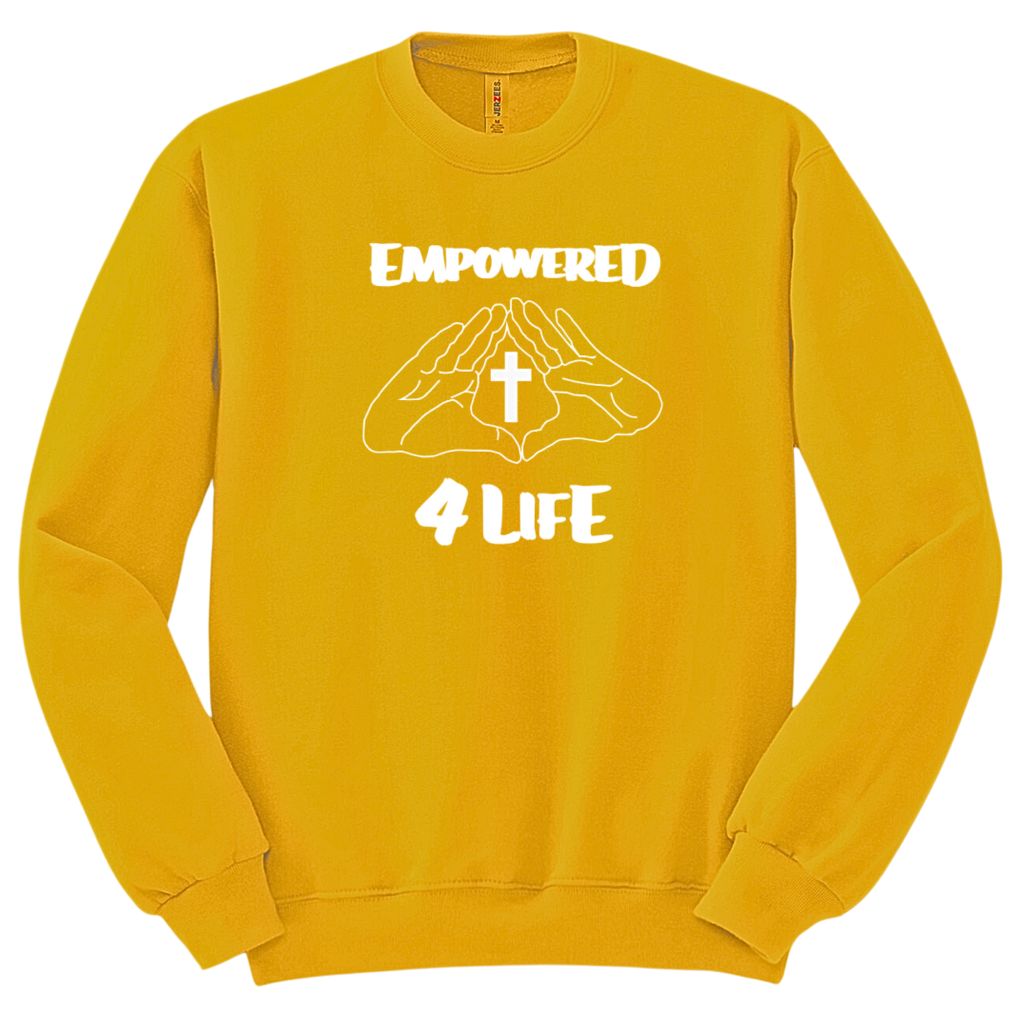 E4L White Logo Sweater