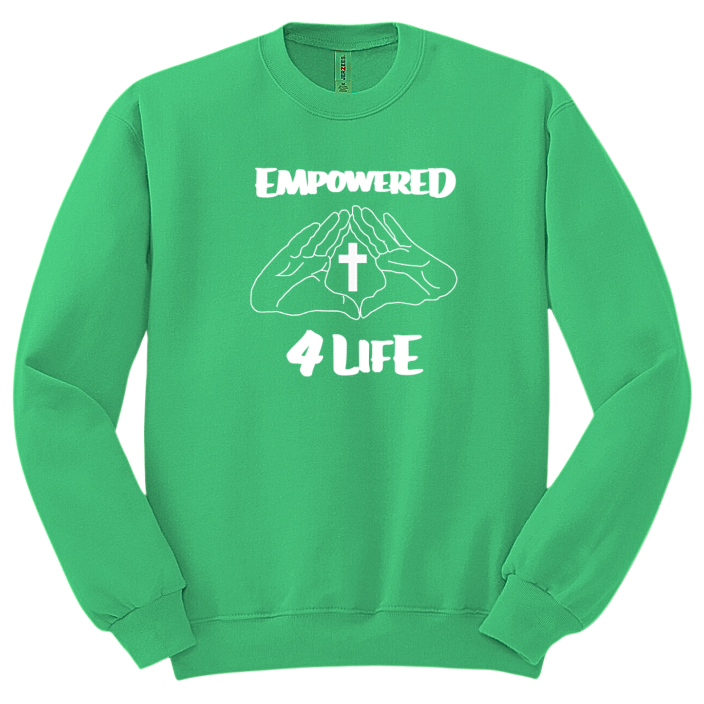 E4L White Logo Sweater