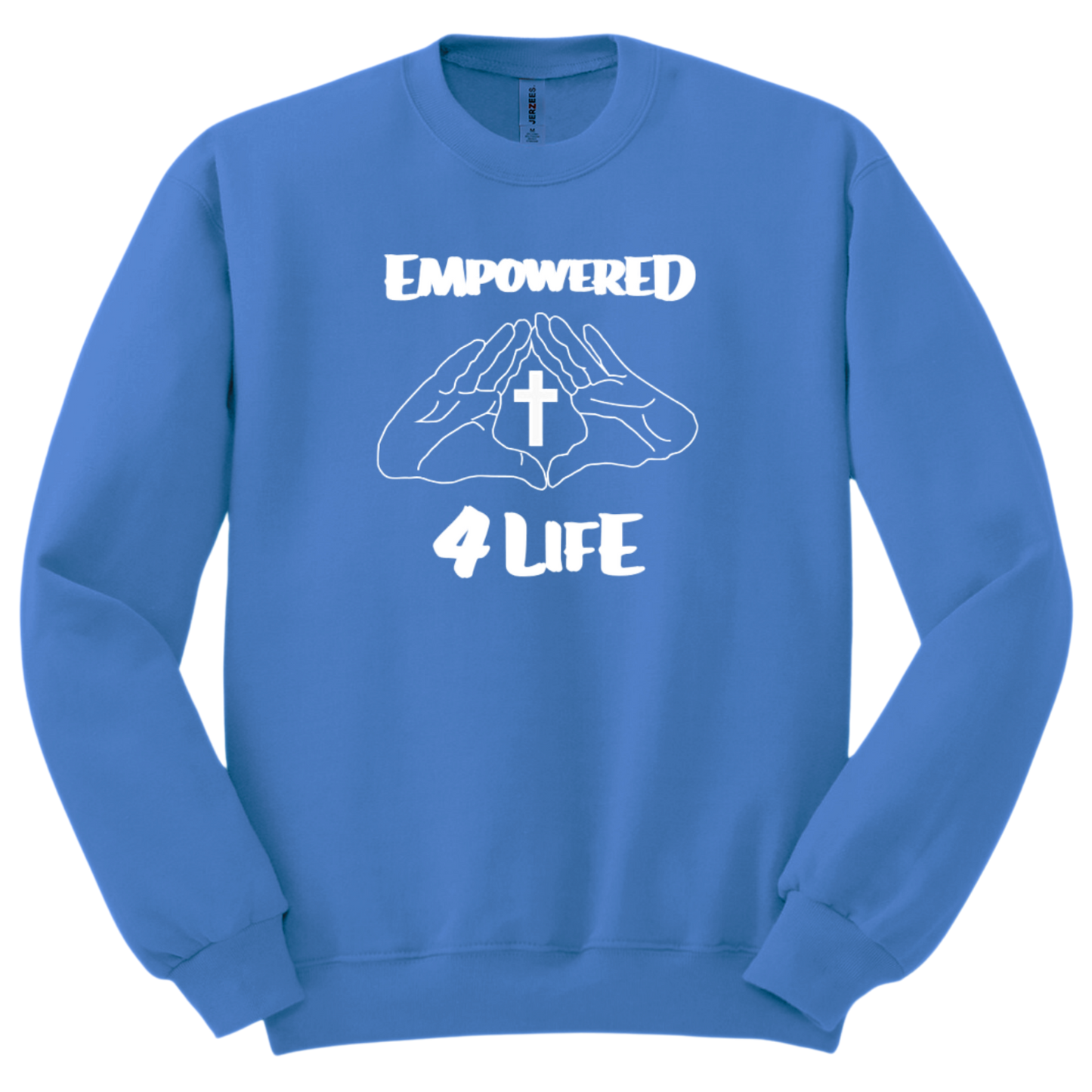 E4L White Logo Sweater