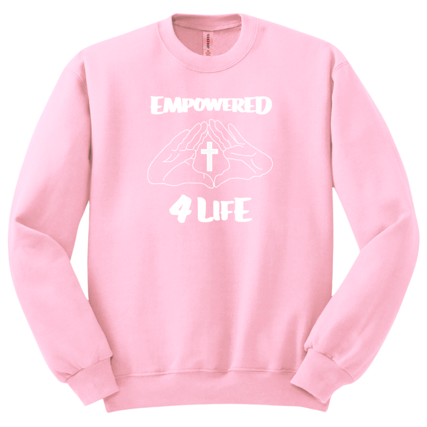 E4L White Logo Sweater