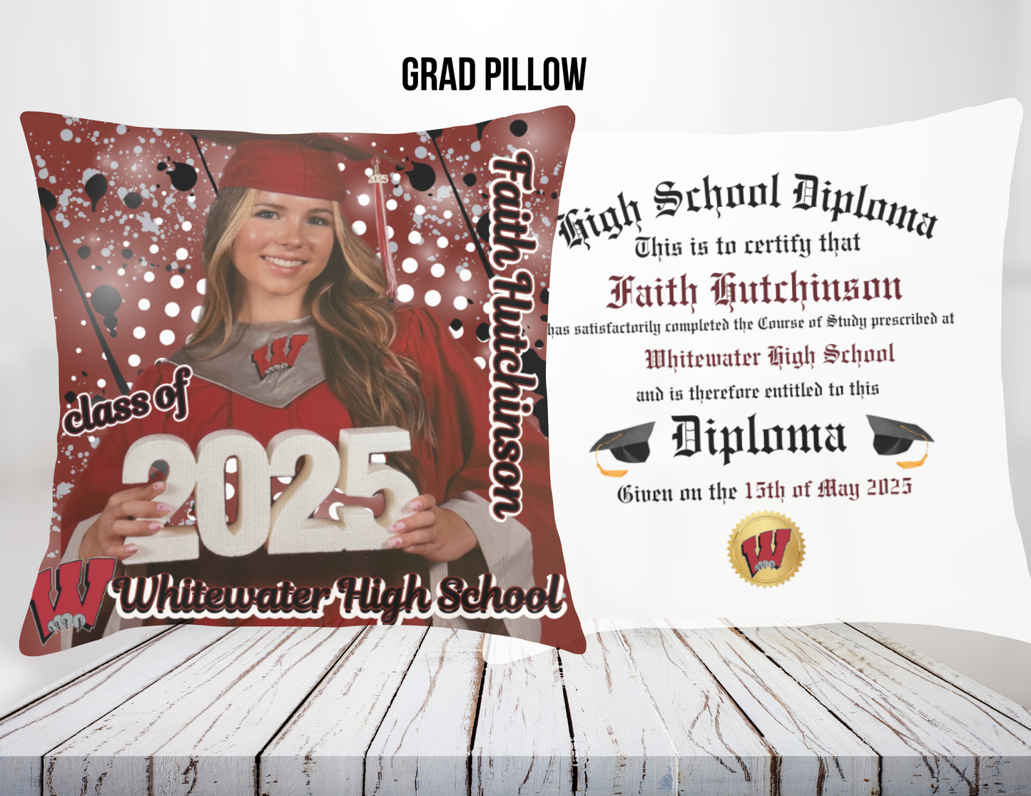 Graduation Diploma Pillow