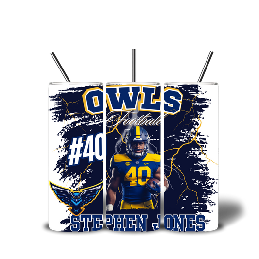 Football Custom Tumbler