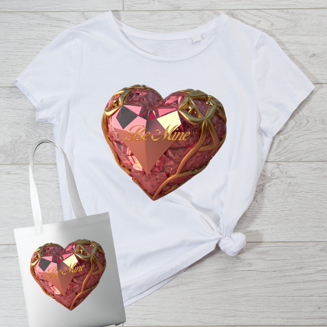 Be Mine + Love Heart PNG (2 Designs) *DIGITAL DOWNLOAD ONLY*