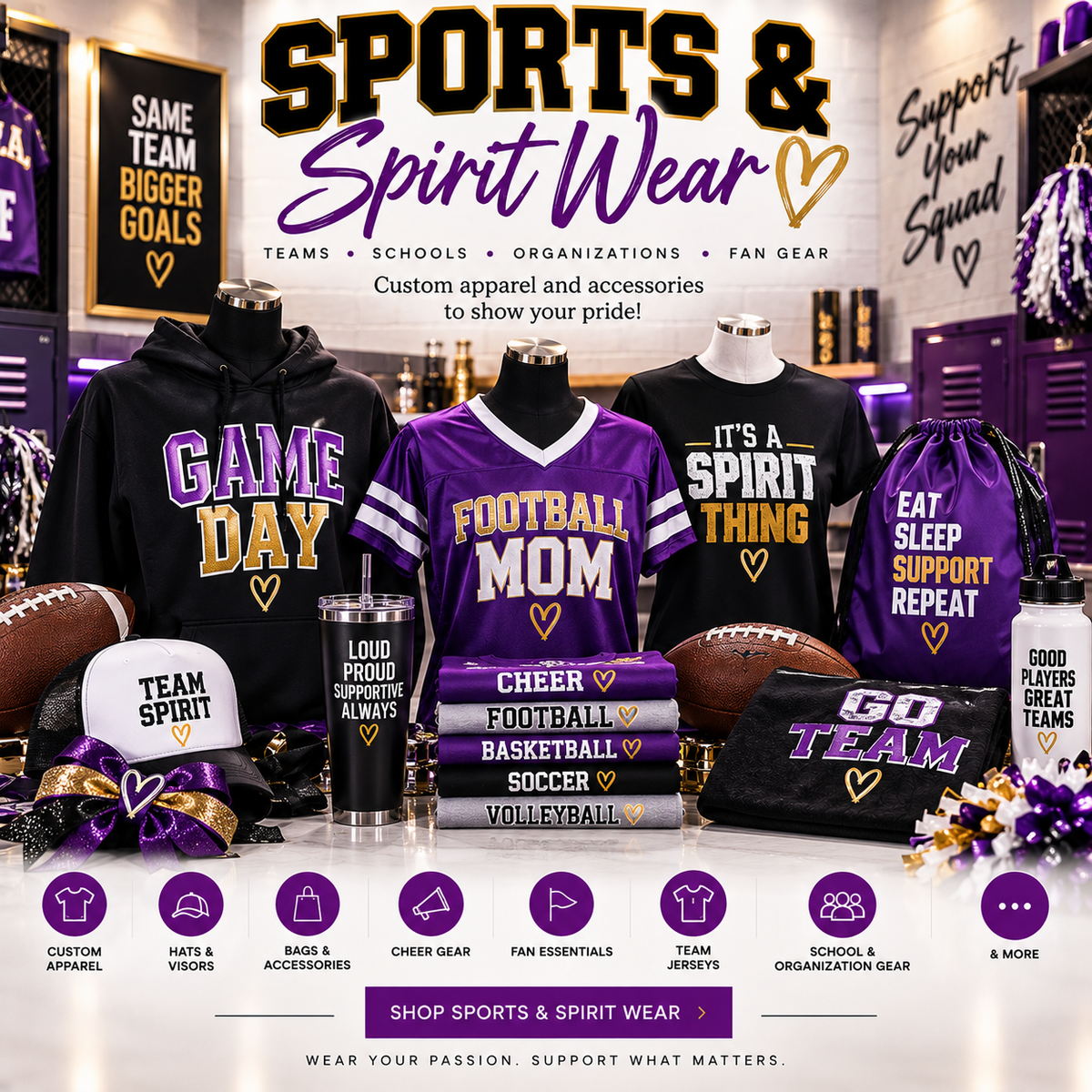 Sports & Spirit Wear