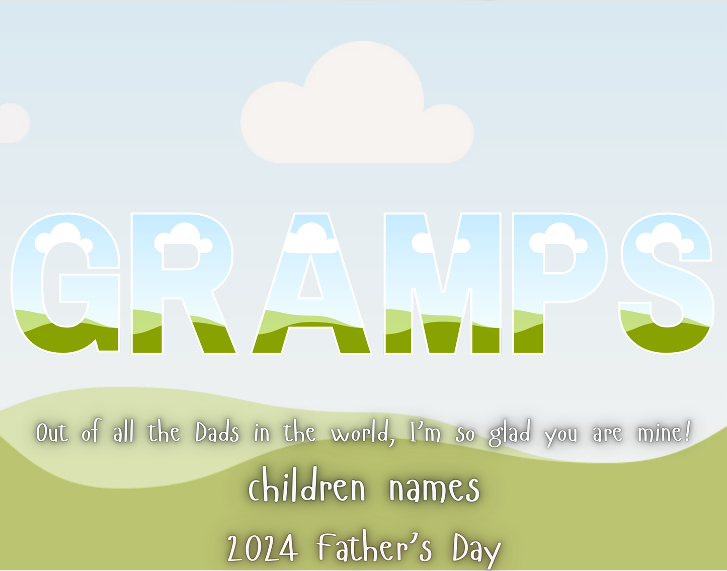 Father's Day Photo Collage
