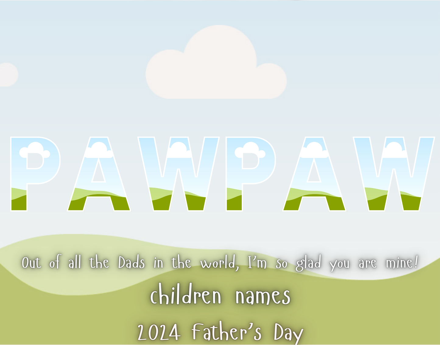 Father's Day Photo Collage