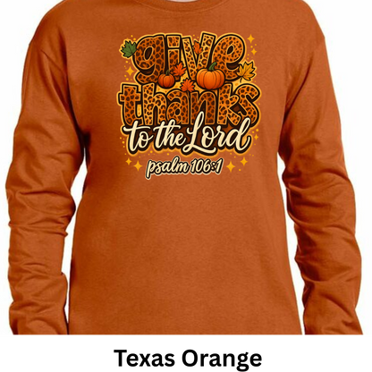 Give Thanks To The Lord