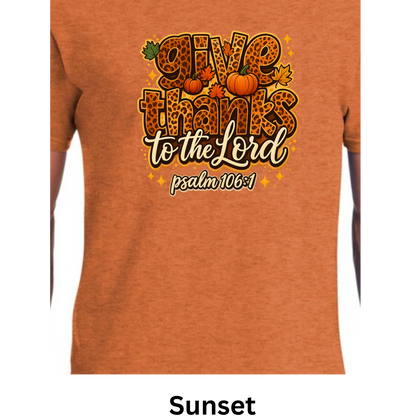 Give Thanks To The Lord