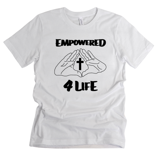 E4L Black Logo DTF T-Shirt