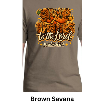 Give Thanks To The Lord