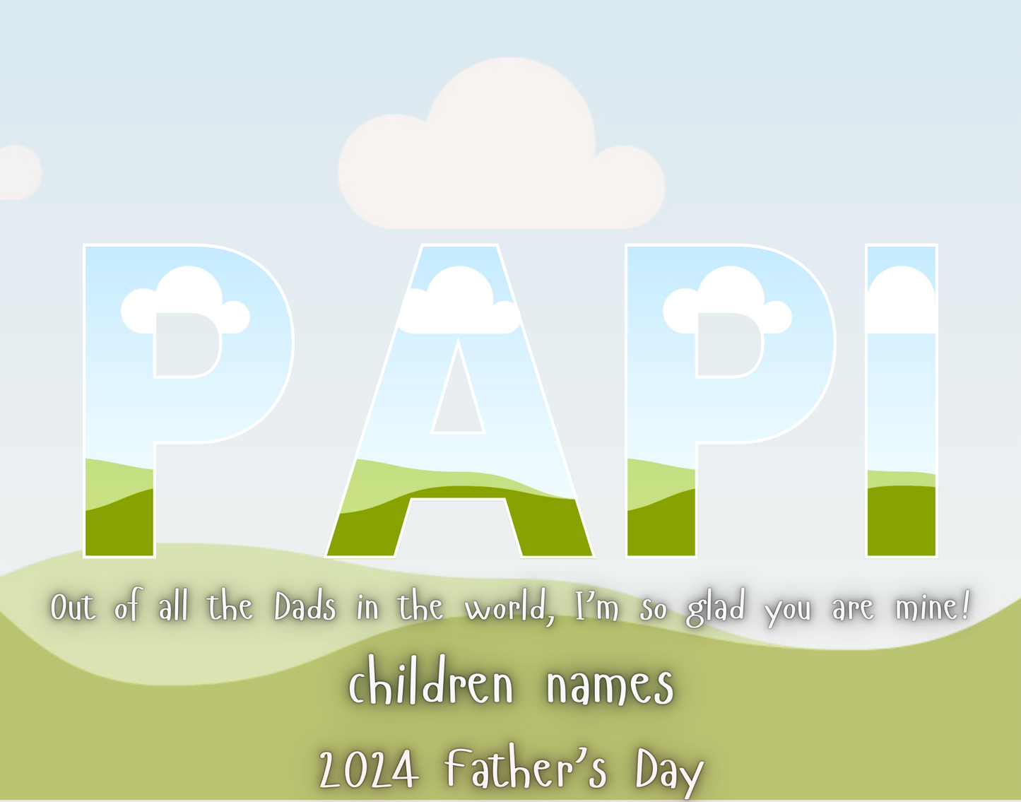Father's Day Photo Collage