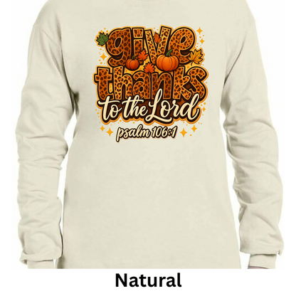 Give Thanks To The Lord