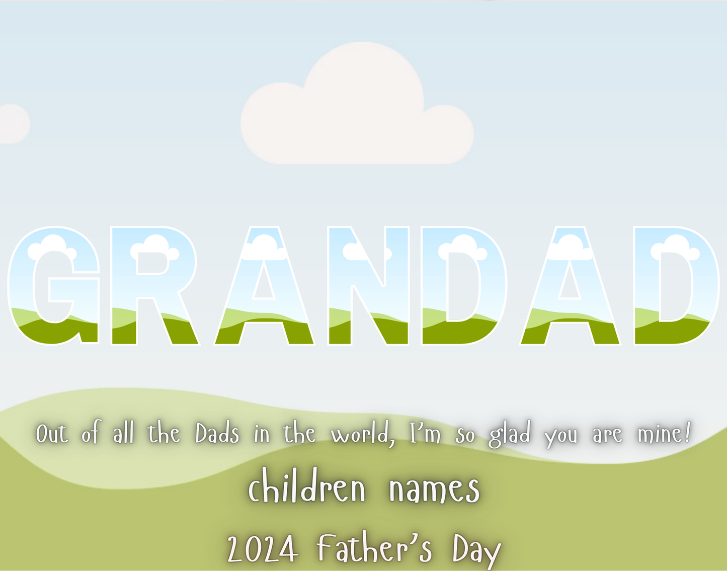Father's Day Photo Collage