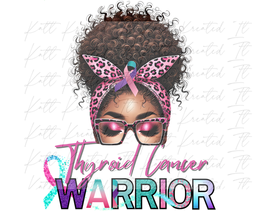 Single Thyroid Cancer Editable Canva Design *DIGITAL DOWNLOAD ONLY*