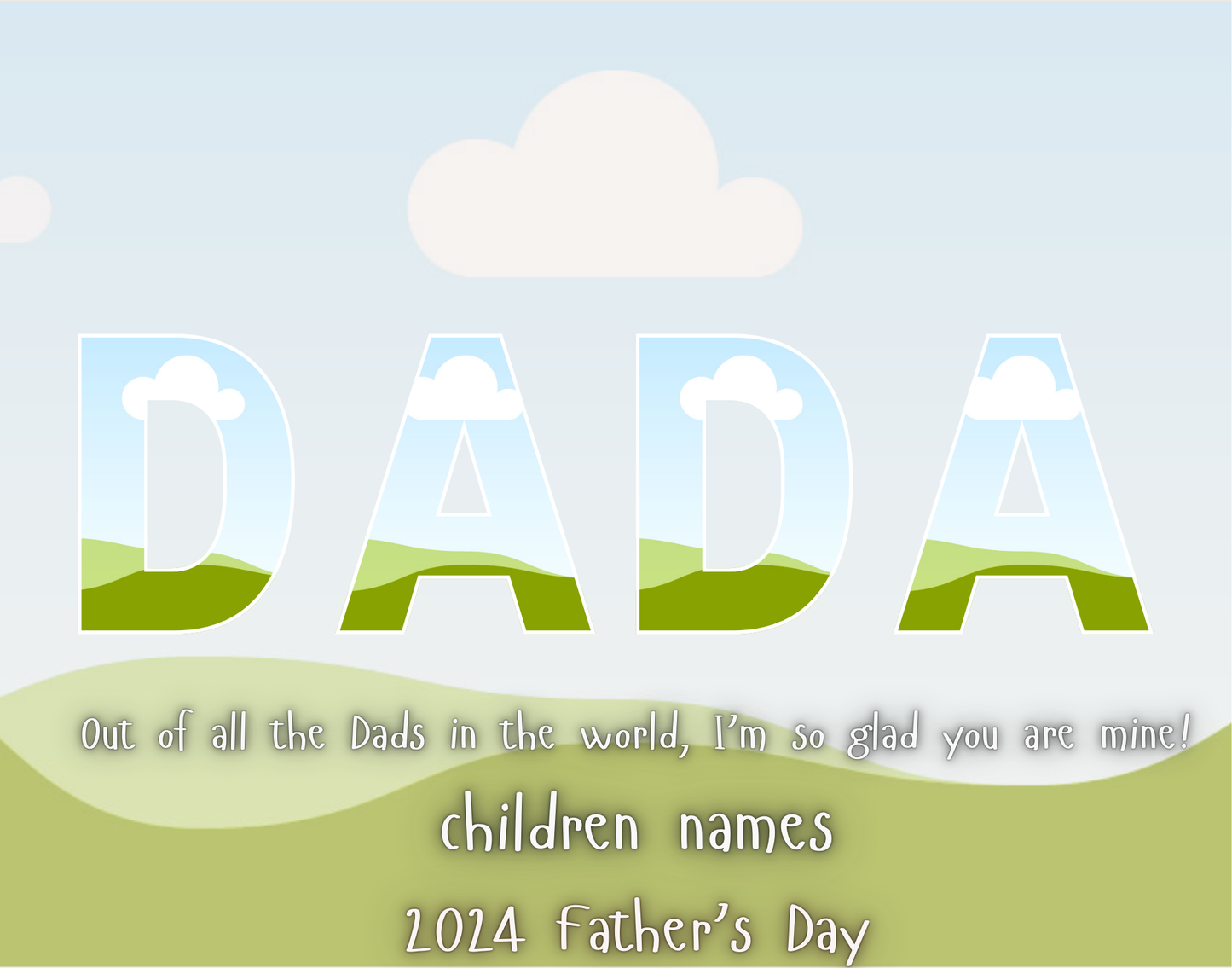 Father's Day Photo Collage