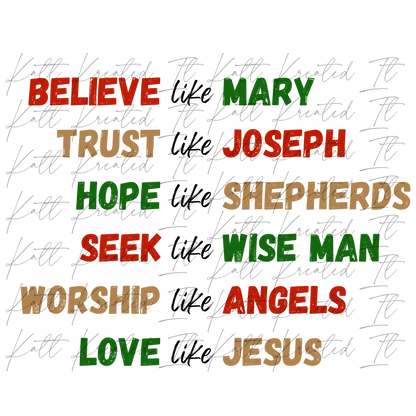 Love Like Jesus PNG *DIGITAL DOWNLOAD ONLY*