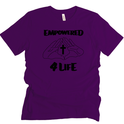 Youth E4L Black Logo DTF T-Shirt