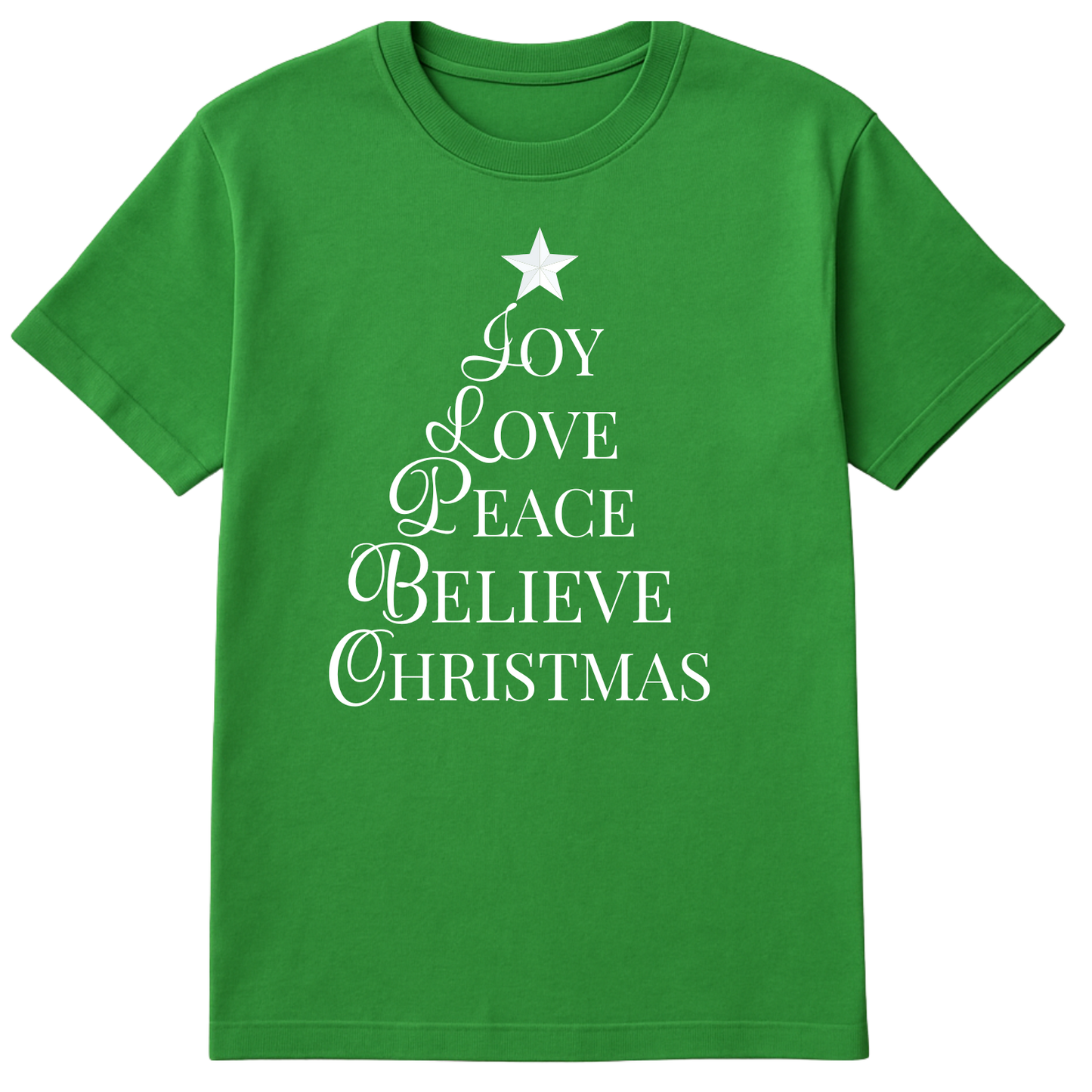 Joy Love Peace Believe Christmas