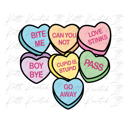 Candy Heart PNG (2 Designs) *DIGITAL DOWNLOAD ONLY*