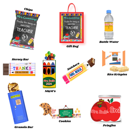 Teachers Appreciate Day Treat Bag