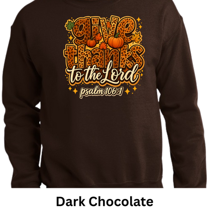 Give Thanks To The Lord