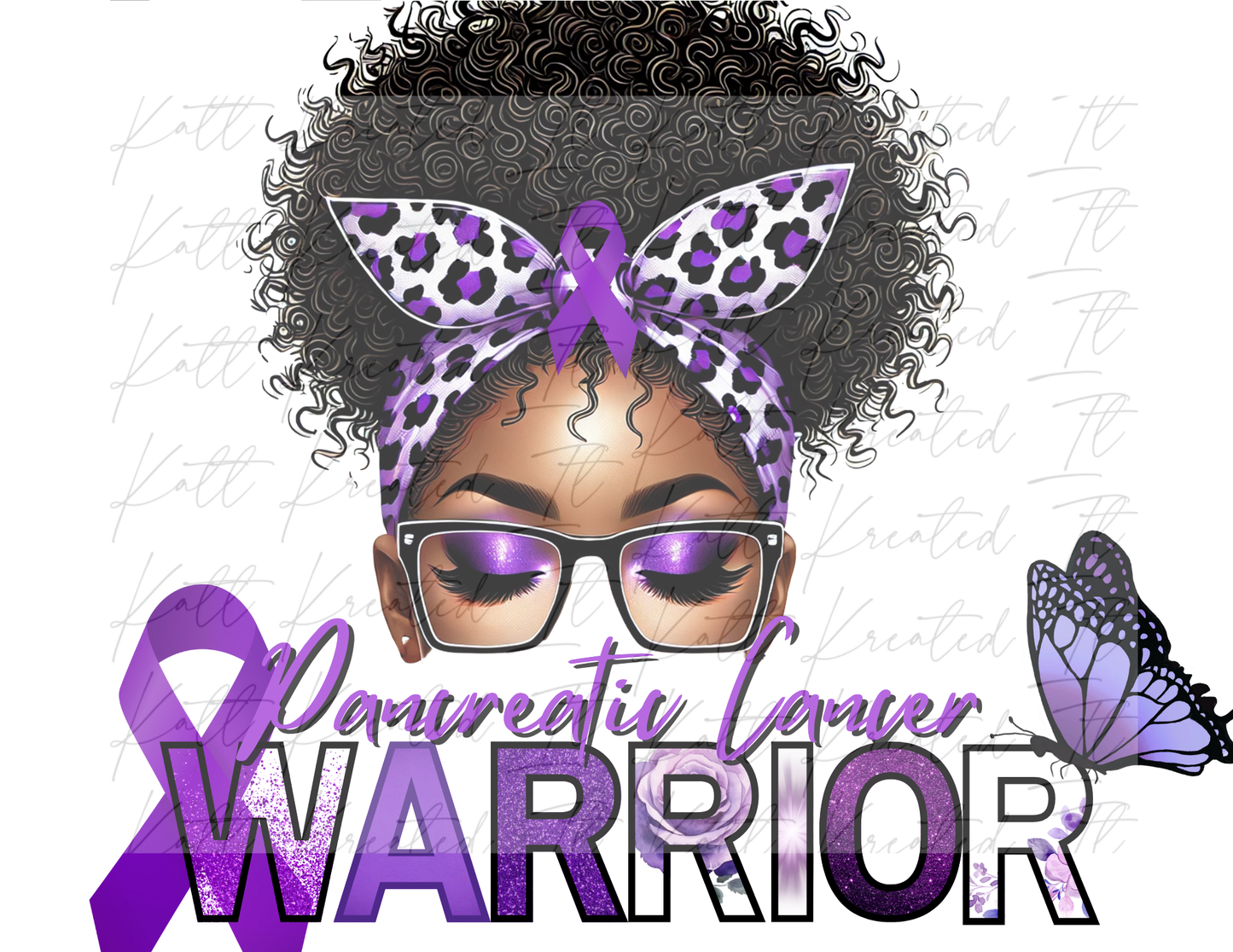 Single Pancreatic Cancer Editable Canva Design *DIGITAL DOWNLOAD ONLY*