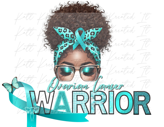 Single Ovarian Cancer Editable Canva Design *DIGITAL DOWNLOAD ONLY*