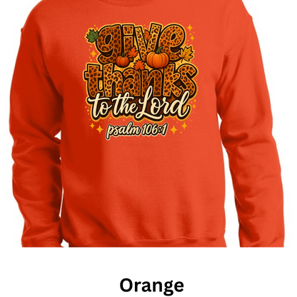 Give Thanks To The Lord