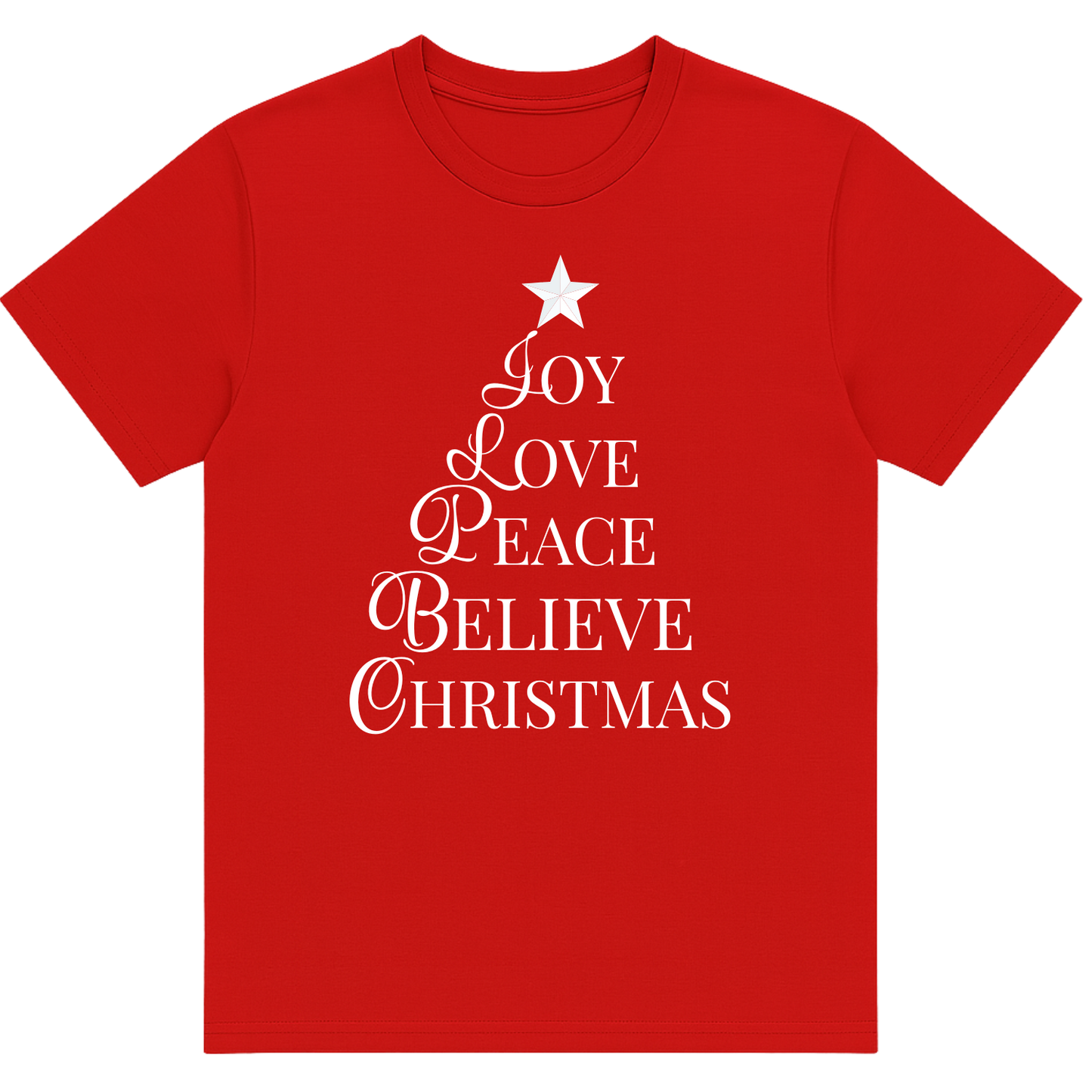 Joy Love Peace Believe Christmas