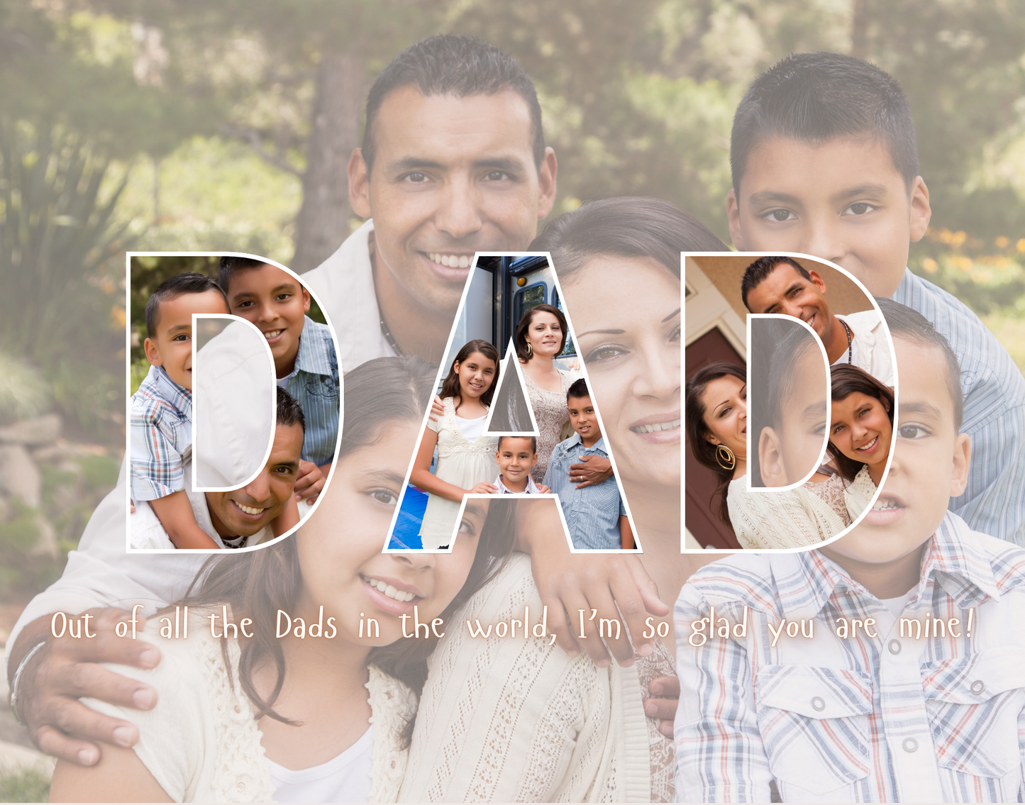 Father's Day Photo Collage
