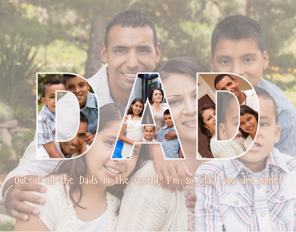 Father's Day Photo Collage