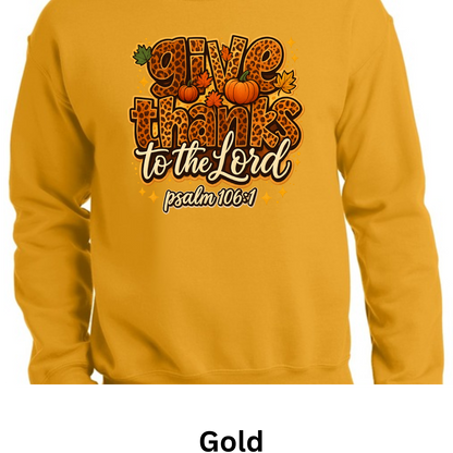 Give Thanks To The Lord