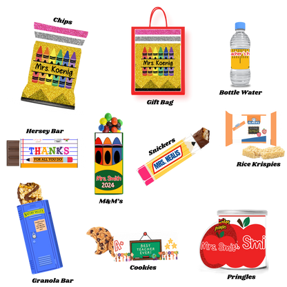 Teachers Appreciate Day Treat Bag