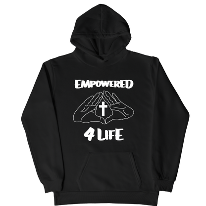 E4L White Logo DTF Sweater