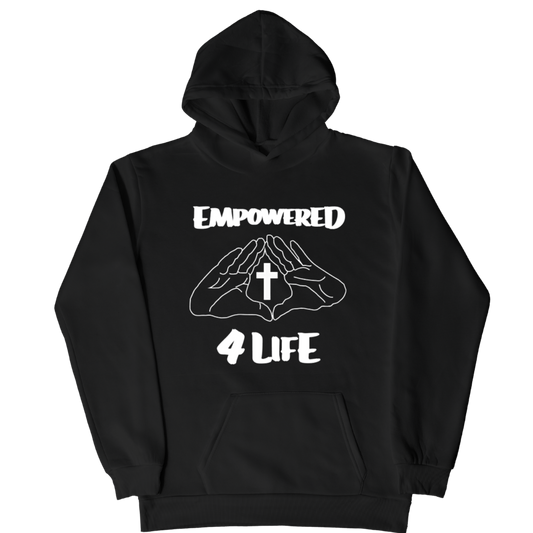 E4L White Logo DTF Sweater