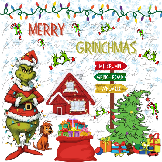 Merry Grinchmas PNG *DIGITAL DOWNLOAD ONLY*