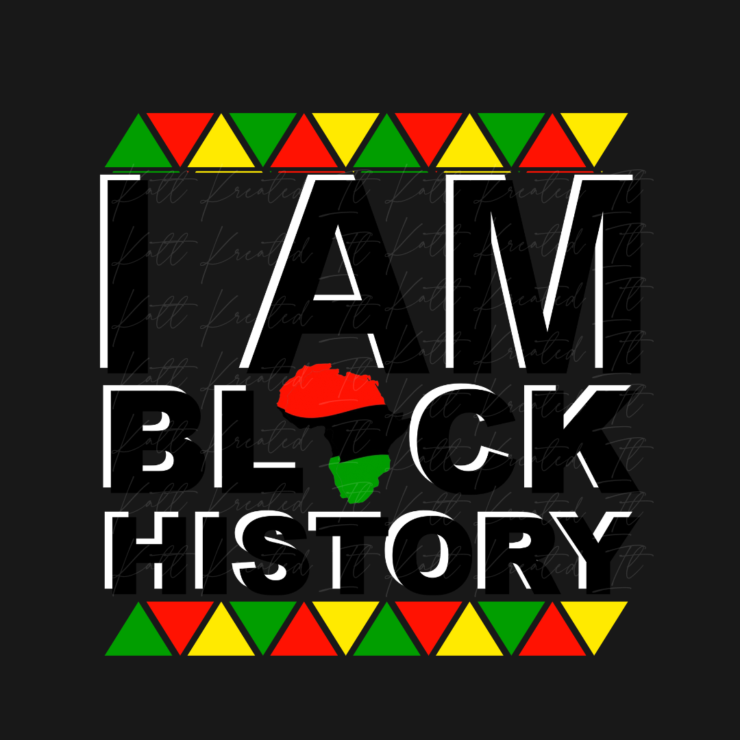 I Am Black History PNG Bundle (2 Designs)