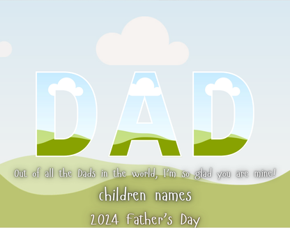 Father's Day Photo Collage