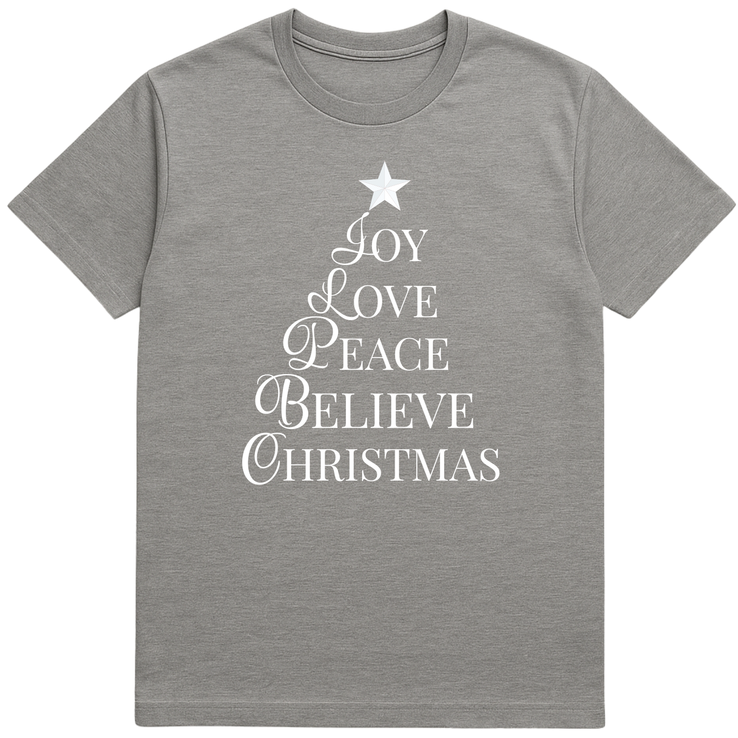 Joy Love Peace Believe Christmas