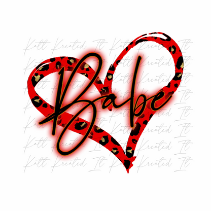 Babe Heart PNG *DIGITAL DOWNLOAD ONLY*