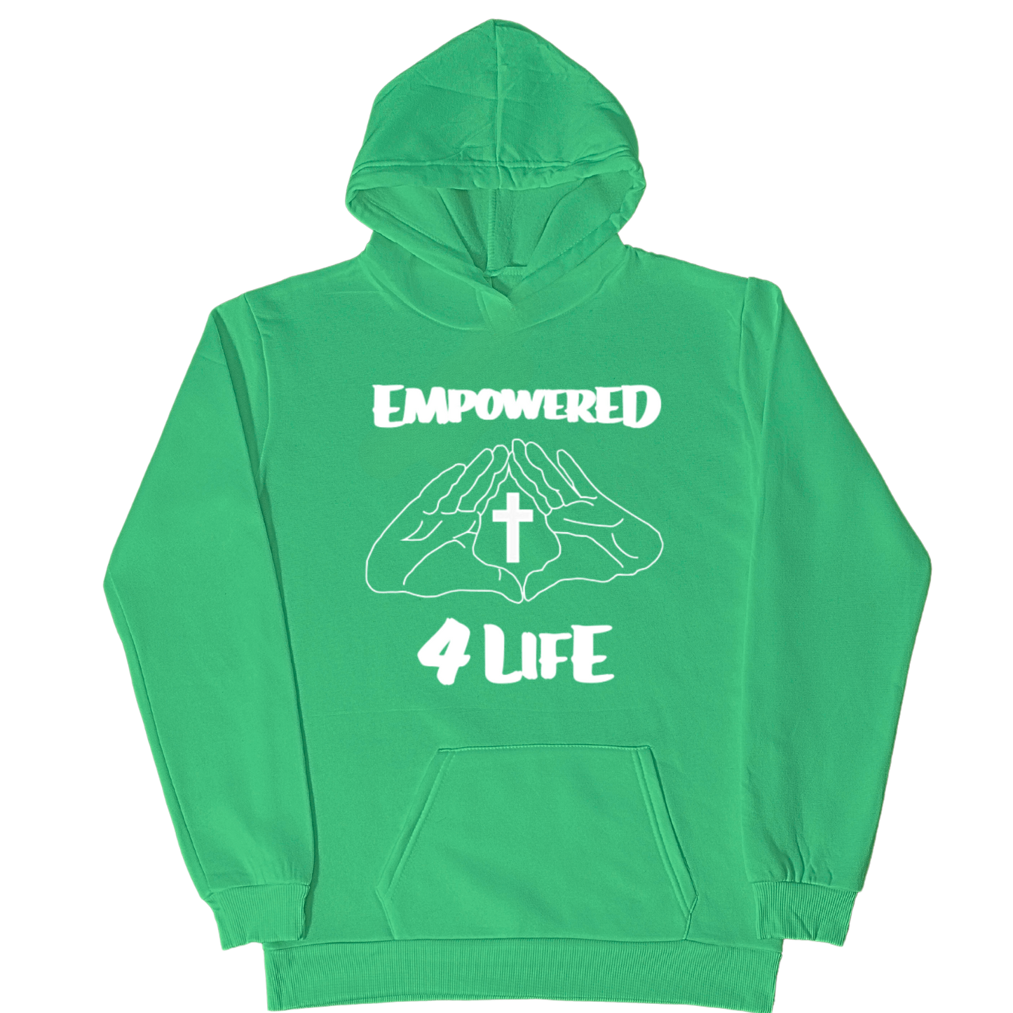 E4L White Logo DTF Sweater