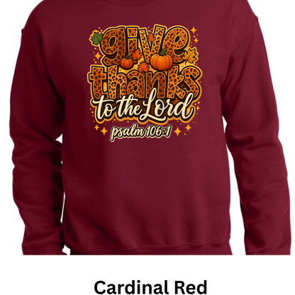 Give Thanks To The Lord