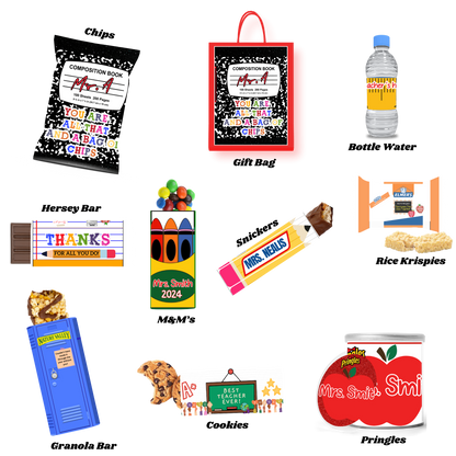 Teachers Appreciate Day Treat Bag